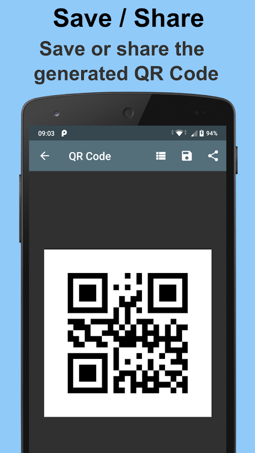 QR Code Generator app